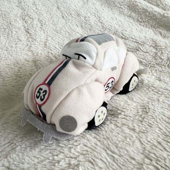 Disney Store Exclusive 6" Mini Bean Bag Plush Herbie The Love Bug VW Volkswagen - Picture 1 of 6